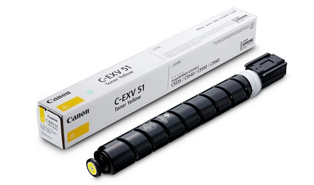 Canon C-EXV 51 (0484C002) Lazerinė kasetė, Geltona