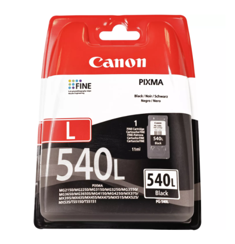 Canon PG-540L (5224B010) kasetė rašaliniams spausdintuvams, Juoda (300 psl), 11ml