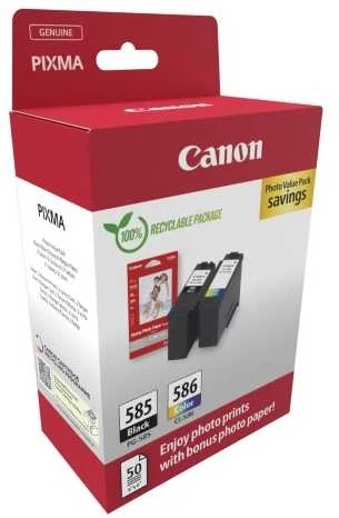 Canon PG-585/CL-586 (6205C004) Photo value pack Rašalinių kasečių komplektas, BK/CMY