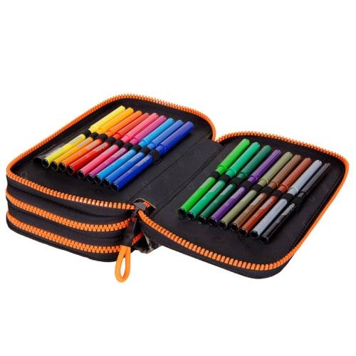 Cool Pack Forminis trijų skyrių penalas su priedais CoolPack Jumper 3 Badges Boys