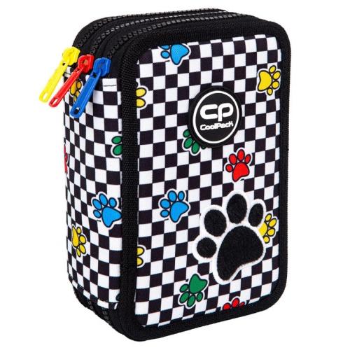 Cool Pack Forminis trijų skyrių penalas su priedais CoolPack Jumper 3 Catch me
