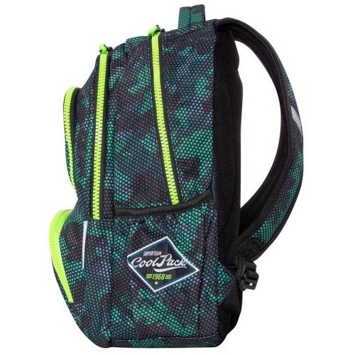 Cool Pack Kuprinė CoolPack Spiner Termic Badges Boys Žalias