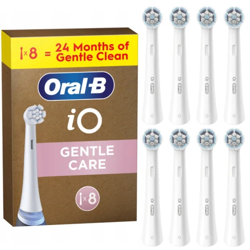 Braun Oral-B iOral Gentle Clean pakaitiniai dantų šepetėliai, 8 vnt.