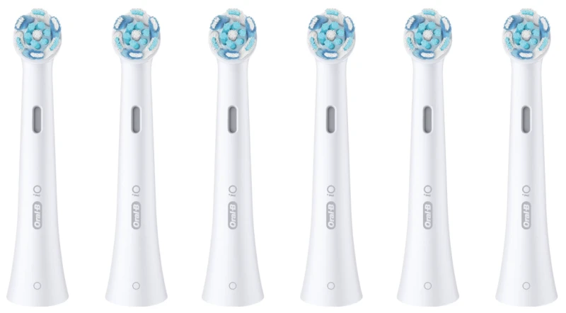 Oral-B iO Ultimate Clean x6 Dantų šepetėlio galvutės, Balta