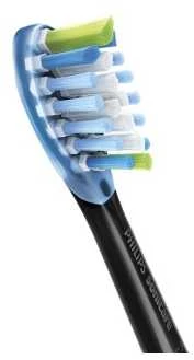 Philips Sonicare galvutė su melsva baze ir juodu kotu