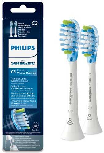 Philips Sonicare C3 Premium Plaque Defence Standartinės „Sonic“ dantų šepetėlio galvutės HX9042/17