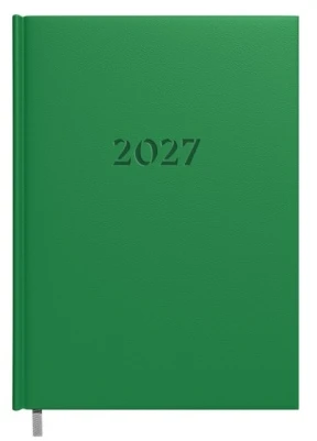Darbo knyga-kalendorius 2027m. A5 žalia sp.