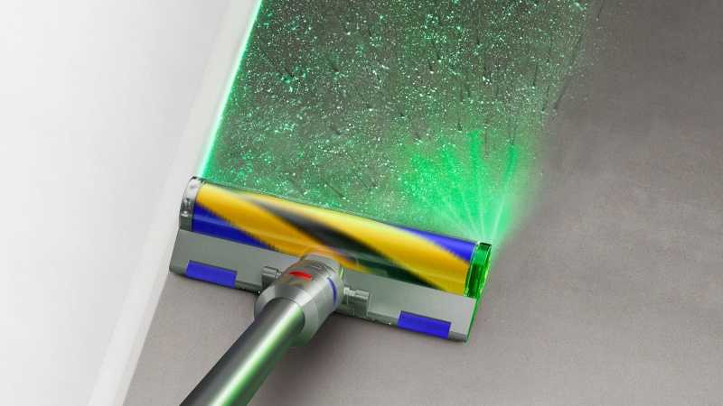 Dyson V12 Detect Slim Absolute (2023) Belaidis dulkių siurblys, Nickel/Geltona (SPEC)
