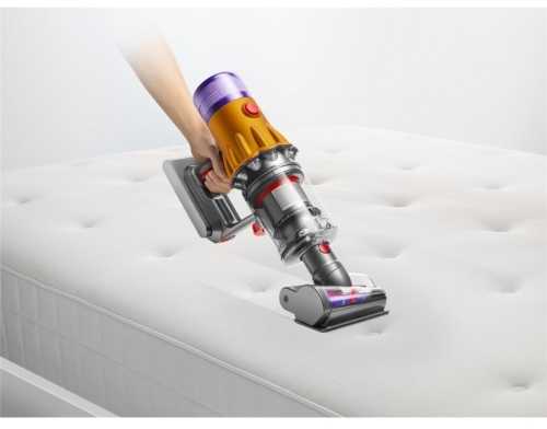 Dyson V12 Detect Slim Absolute (2023) Belaidis dulkių siurblys, Nickel/Geltona (SPEC)