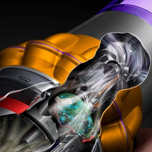 Dyson V15s Detect Submarine Belaidis dulkių siurblys, Nickel/Geltona (SPEC)