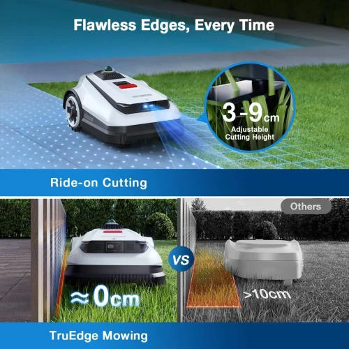 Belaidis vejos pjovimo robotas Ecovacs Goat A3000 LiDAR