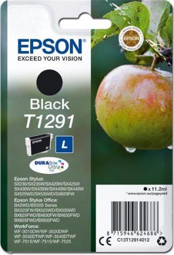 Epson T1291 ink cartridge, juodas