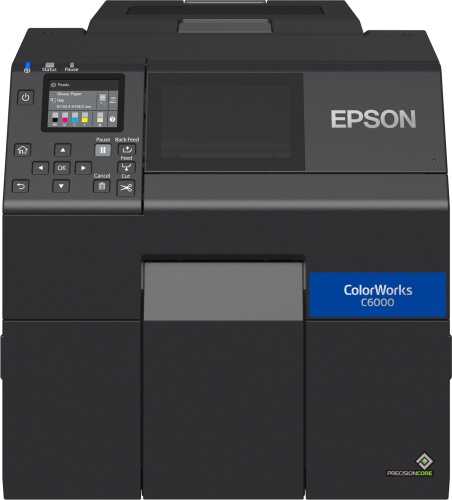 Epson ColorWorks C6000Ae (BK) Pramoninis etikečių Rašalinis spausdintuvas Spalvotas 119 mm/sec USB LAN