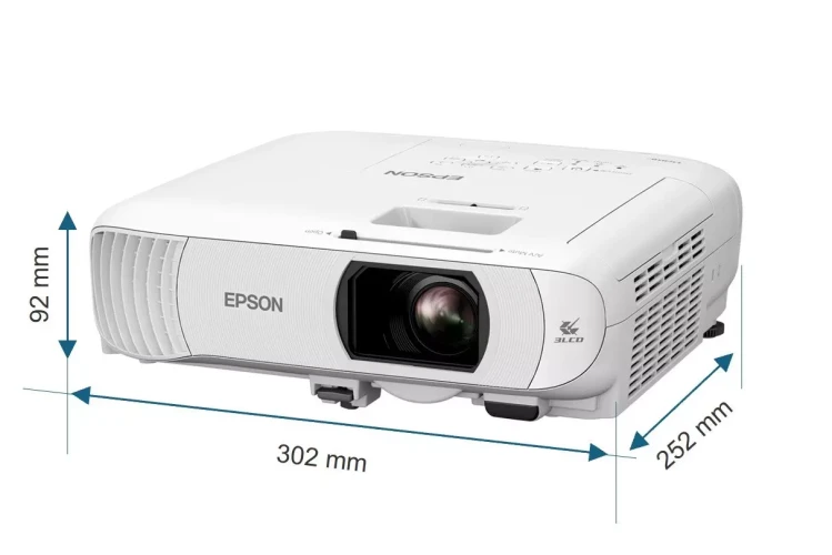 Lempinis projektorius Epson EH-TW840, Full HD, du HDMI prievadai, 4 000 liumenų, iki 337 col. siekiantis didelis ekranas
