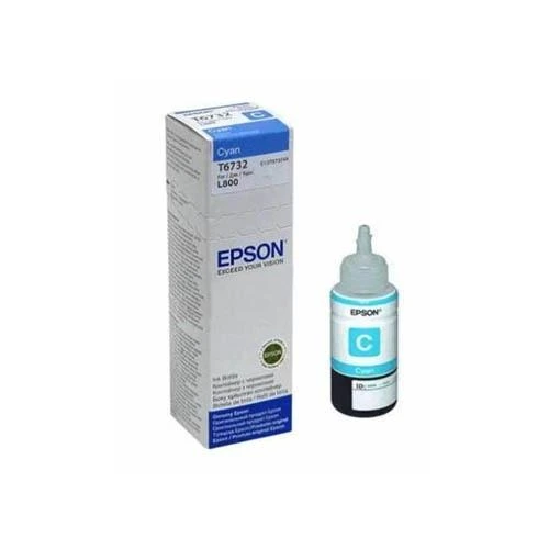 EPSON T6732 CYAN RAŠALO BUTELĖLIS 70ml