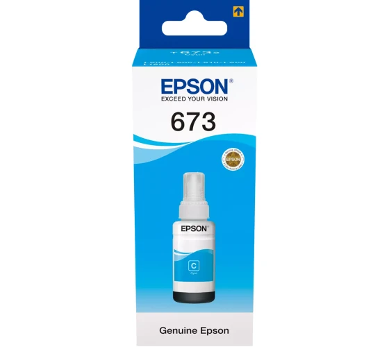 EPSON T6732 CYAN RAŠALO BUTELĖLIS 70ml