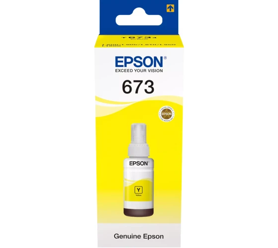 EPSON T6734 Geltonas RAŠALO BUTELĖLIS 70ml