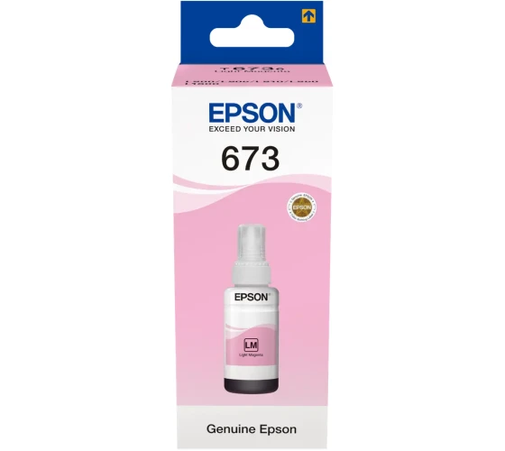 EPSON T6736 ŠVIESI RAUDONINĖ BUTELĖ 70ml