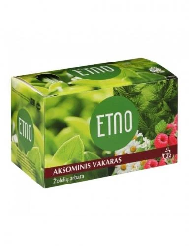 Žolelių arbata ETNO AKSOMINIS VAKARAS, 22 x 1,5 g