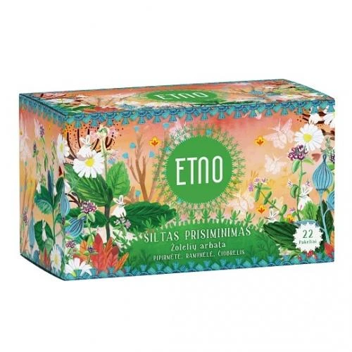 Žolelių arbata ETNO Šiltas prisiminimas, 33g (1.5g x 22 vnt.)