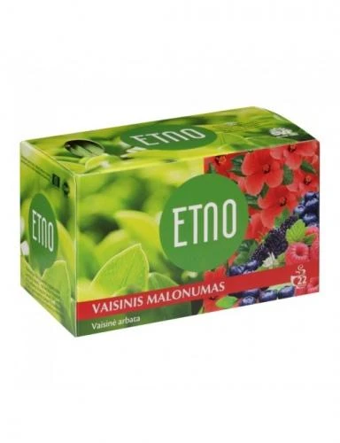 Vaisinė arbata ETNO VAISINIS MALONUMAS, 22 x 1,5 g