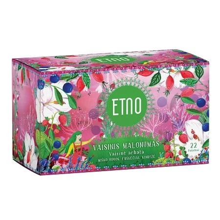Vaisinė arbata ETNO VAISINIS MALONUMAS, 22 x 1,5 g