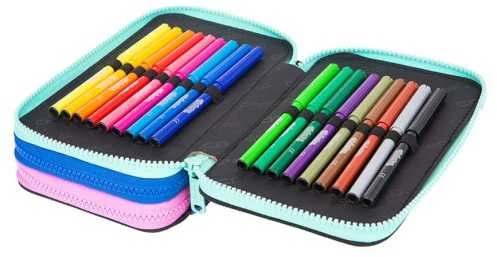 Penalas CoolPack, 20 cm x 13 cm, juoda/įvairių spalvų