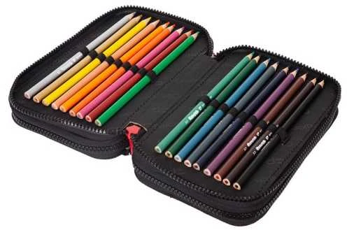 Forminis trijų skyrių penalas su priedais CoolPack Jumper 3 BEAR