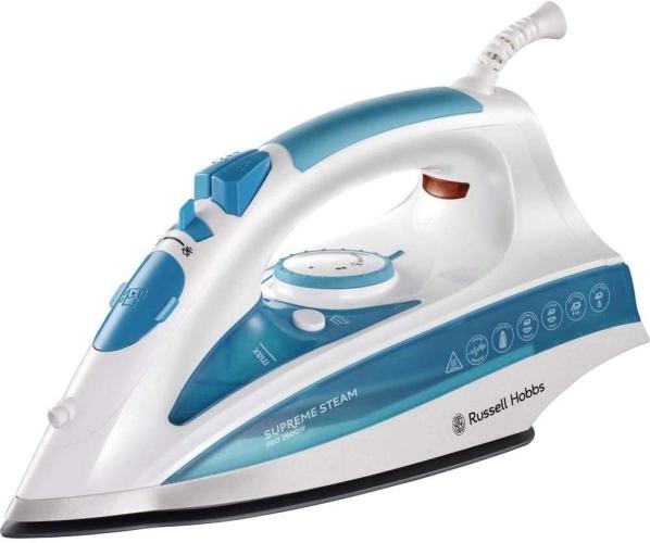 (Grąžinta prekė), Russell Hobbs garų lygintuvas Supreme Steam Pro (2600 vatų, 140 g/min papi (Atnaujinta)