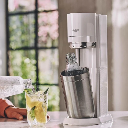 Gazuotų gėrimų gaminimo aparatas SodaStream DUO, baltas