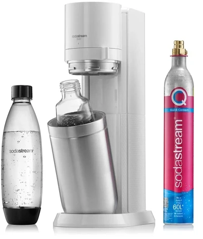 Gazuotų gėrimų gaminimo aparatas SodaStream DUO, baltas