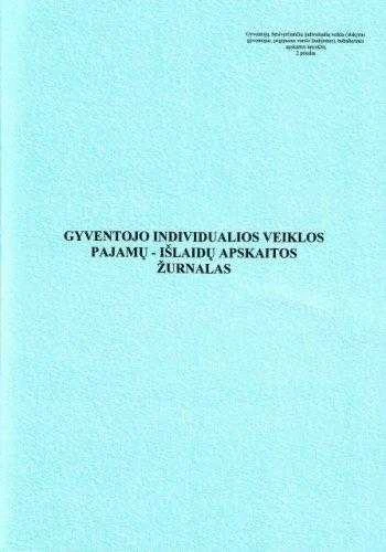 Technoinform Gyventojų individualios veiklos pajamų-išlaidų apskaitos žurnalas, A4 (24) 0720-064
