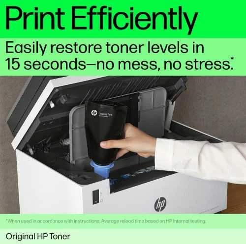 Hewlett Packard (HP) „HP 153X High Yield Juodas Toneris Reload Kit“, 5000 puslapių, skirtas HP LaserJet bakui