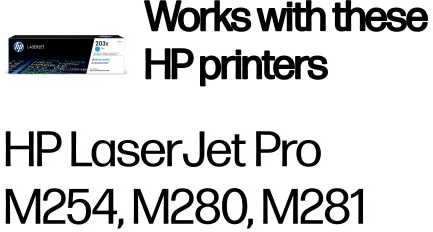 Hewlett Packard (HP) HP 203X kasetė, žydra, didelės talpos