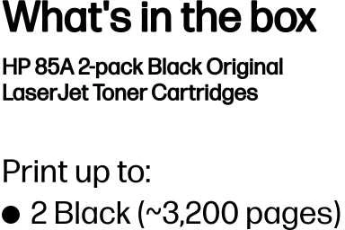 Hewlett Packard (HP) HP Toneris Juodas 85A for LaserJet P1102,P1102w,doublepack (2x1.600 pages)