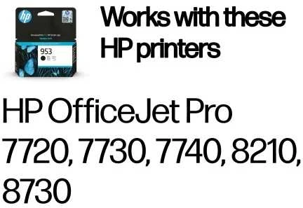Hewlett Packard (HP) HP 953 rašalo kasetė Juodas 1000 puslapių