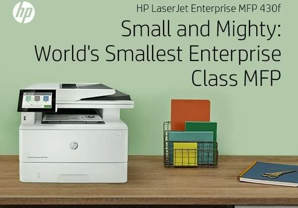 Hewlett Packard (HP) HP LaserJet Enterprise MFP M430f AIO All-in-One Spausdintuvas - A4 Mono lazerinis, Spausdinti/Kopijuoti/Dual-Side Scan/Faksas, Automatinis dokumentų tiektuvas, Auto-Duplex, LAN, 38ppm, 900-4800 pages per mėnuo (pakeičia M521f / M521dn)