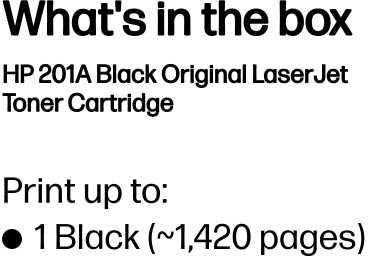 Hewlett Packard (HP) HP 201A Juodas lazerinis Toneris Cartridge, 1500 pages, for HP Color LaserJet 277, Pro M252