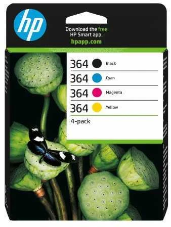 Hewlett Packard (HP) HP 364 4-Pack (N9J73AE) Rašalinių kasečių komplektas, C/M/Y/BK