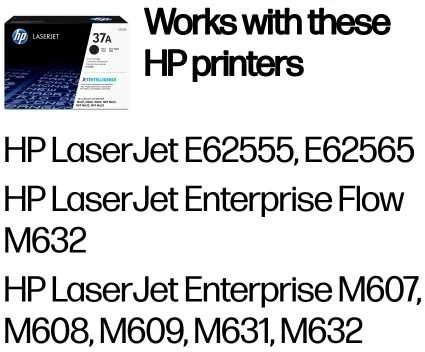 Hewlett Packard (HP) HP 37A Original LaserJet Toneris Cartridge Juodas