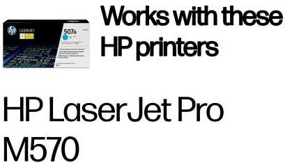 Hewlett Packard (HP) HP 507A LJ Enterprise 500 M551 / M575 series Toneris Cyan (6 000 puslapių)