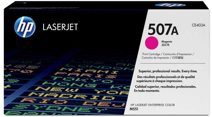 Hewlett Packard (HP) HP 507A (CE403A) Lazerinė kasetė, Purpurinė