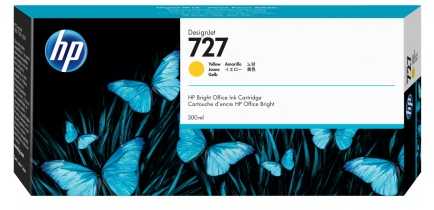 Hewlett Packard (HP) HP 727 300 ml rašalo kasetė geltona