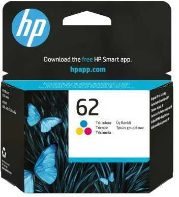Hewlett Packard (HP) HP 62 Tri-color (C2P06AE) Rašalinė kasetė, CMY