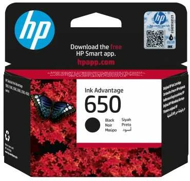 Hewlett Packard (HP) HP 650 (CZ101AE) Rašalinė kasetė, Juoda