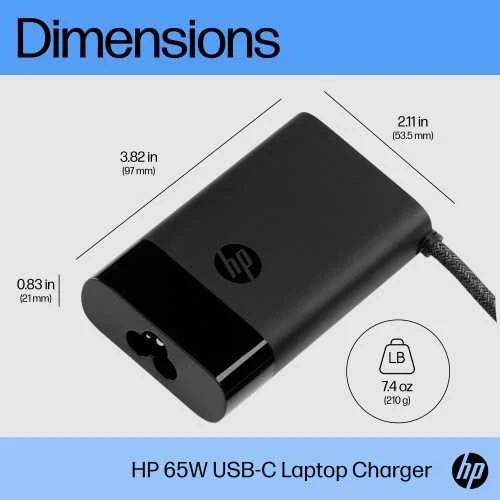 Hewlett Packard (HP) HP USB-C 65W Nešiojamas kompiuteris Charger