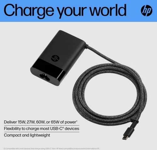 Hewlett Packard (HP) HP USB-C 65W Nešiojamas kompiuteris Charger