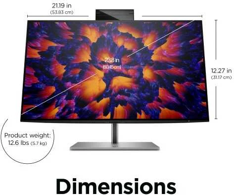 Monitorius HP Z24m G3 - 23.8in - 2560x1440 (QHD)