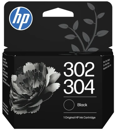 HP 302/304 (B7RT7AE) Rašalinė kasetė, Juoda