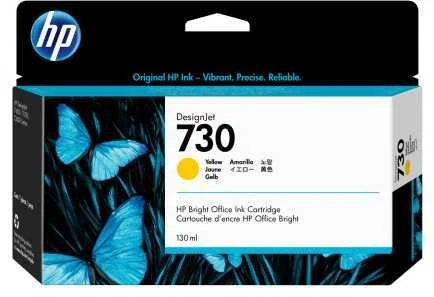 Hewlett Packard (HP) HP 730 (P2V64A) Rašalinė kasetė, Geltona